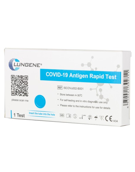 TEST ANTIGENICO RAPIDO COVID-19 LDF CLUNGENE AUTODIAGNOSTICODETERMINAZIONE QUALITATIVA ANTGENI SARS-COV-2 IN TAMPONI NASALI MEDIANTE IMMUNOCROMATOGRAFIA