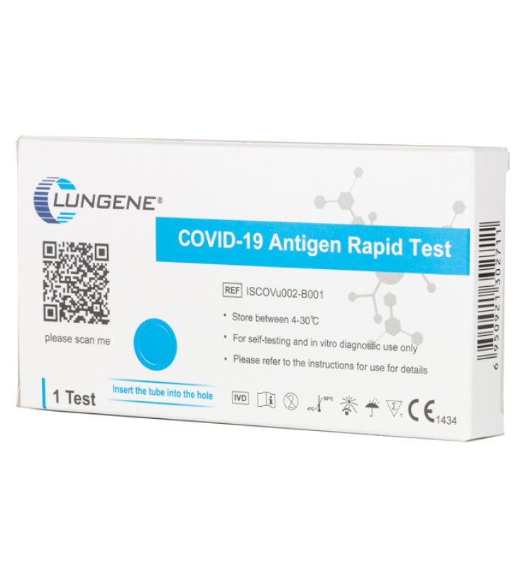 TEST ANTIGENICO RAPIDO COVID-19 LDF CLUNGENE AUTODIAGNOSTICODETERMINAZIONE QUALITATIVA ANTGENI SARS-COV-2 IN TAMPONI NASALI MEDIANTE IMMUNOCROMATOGRAFIA
