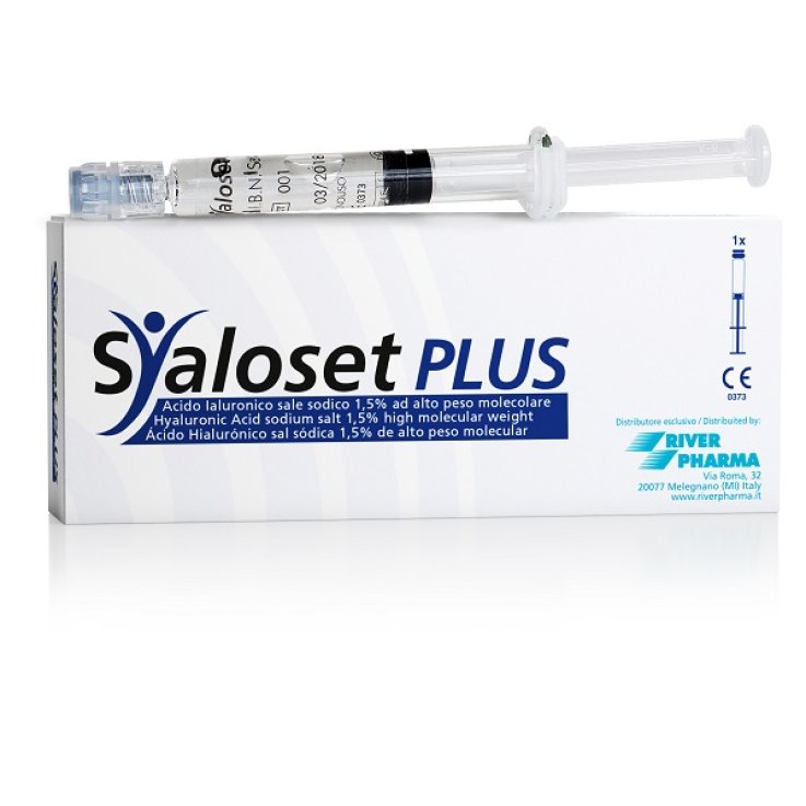 SIRINGA INTRA-ARTICOLARE SYALOSET PLUS ACIDO IALURONICO SALESODICO 1,5% AD ALTO PESO MOLECOLARE 4 ML SIRINGA INTRA-ARTICOLARE SYALOSET PLUS ACIDO IALURONICO SALESODICO 1,5% AD ALTO PESO MOLECOLARE 4 ML