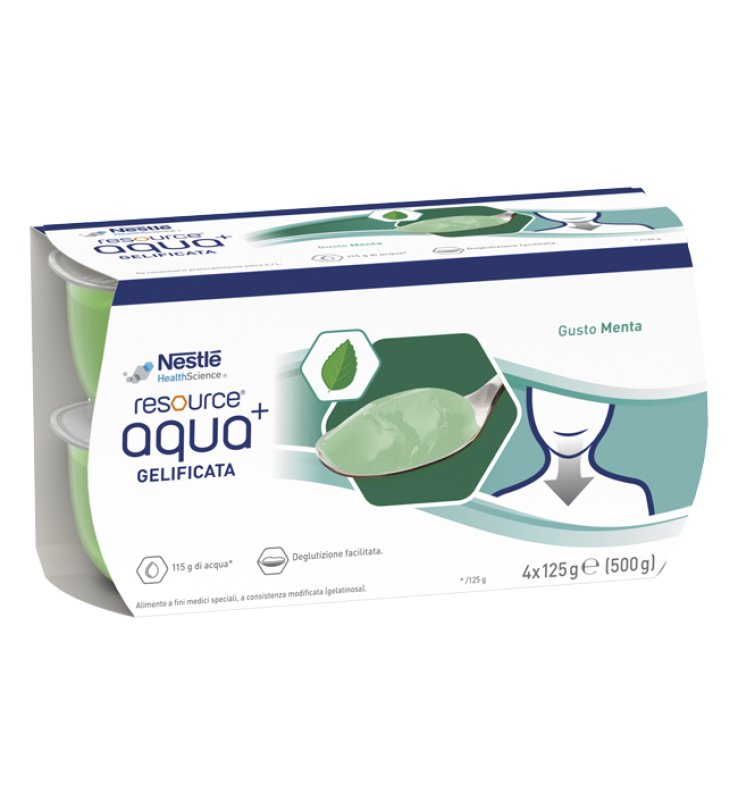 RESOURCE AQUA+MINT CUP6 4X125G