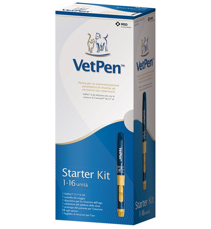 V CANINSULIN VETPEN 16UI STARTER