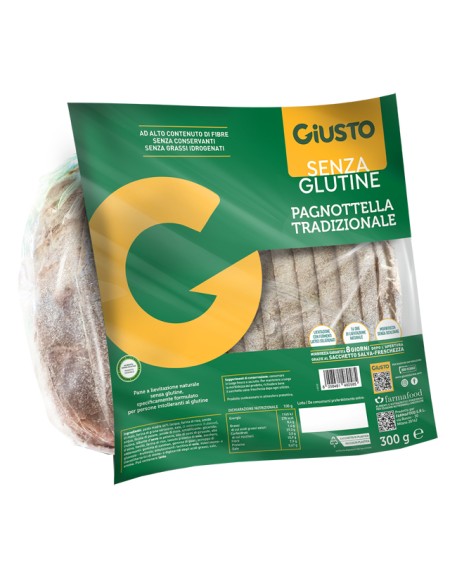 GIUSTO S/G PAGNOTTELLA 300G