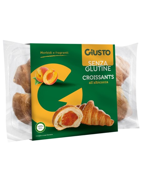 GIUSTO S/G CROISSANT ALB 4X80G