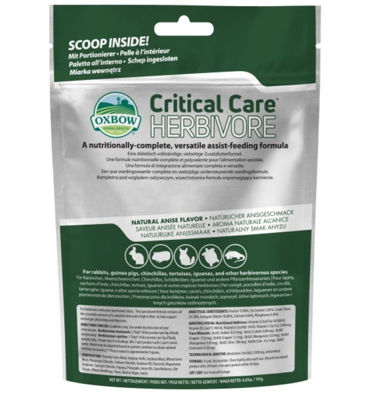 V CRITICAL CARE HERBIVORE 141G
