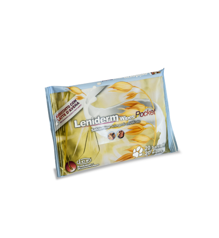 LENIDERM WIPES POCKET 20 PEZZI