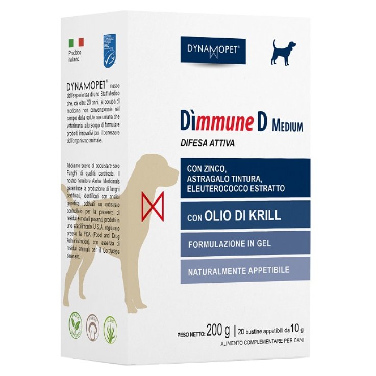 DIMMUNE D MEDIUM Cani 20Bust. DIMMUNE D MEDIUM Cani 20Bust.