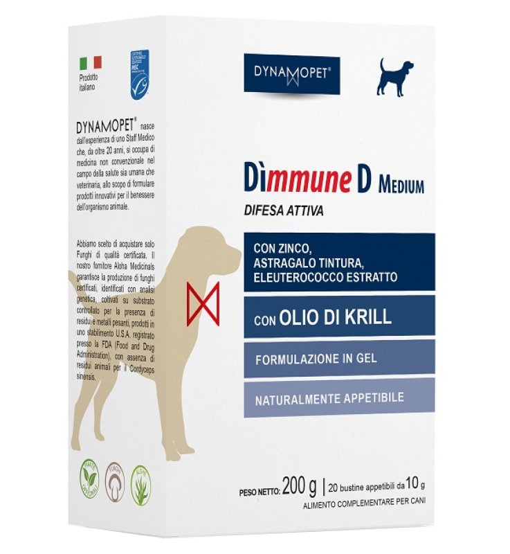 DIMMUNE D MEDIUM Cani 20Bust. DIMMUNE D MEDIUM Cani 20Bust.