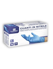 GUANTI NITRILE SENZA POLVERE MEDIUM 100 PEZZI