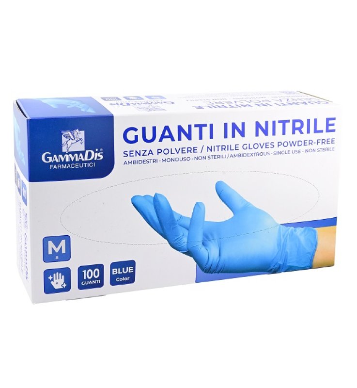 GUANTI NITR S/POL S 100PZ GAMMAD