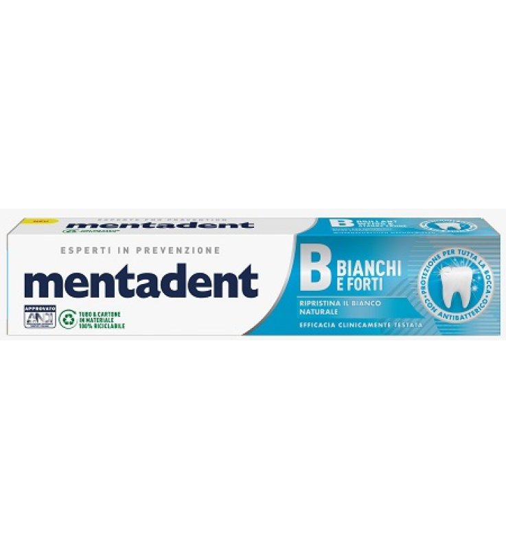 MENTADENT BIANCHI E FORTI 75ML MENTADENT BIANCHI E FORTI 75ML