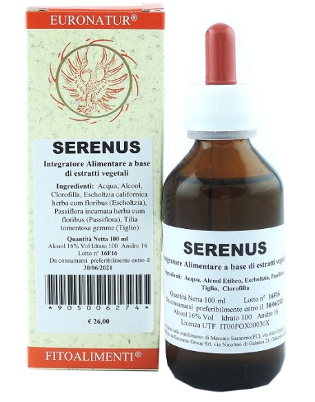 SERENUS GOCCE 100ML EURONATUR