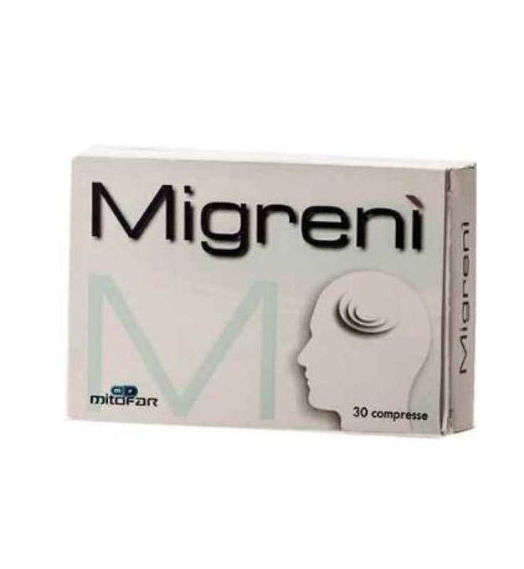MIGRENI' 30 COMPRESSE 20 G MIGRENI' 30 COMPRESSE 20 G