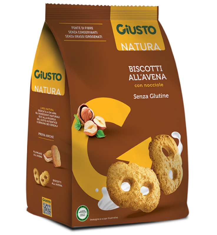 GIUSTO S/G Bisc.AvenaNocc.250g