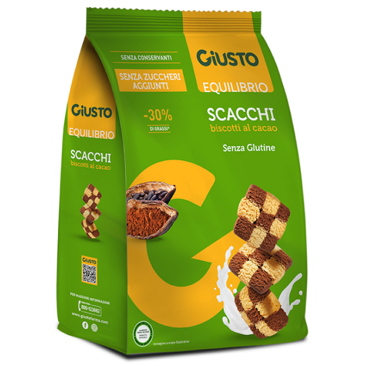 GIUSTO S/G Bisc.Scacchi 250g GIUSTO S/G Bisc.Scacchi 250g