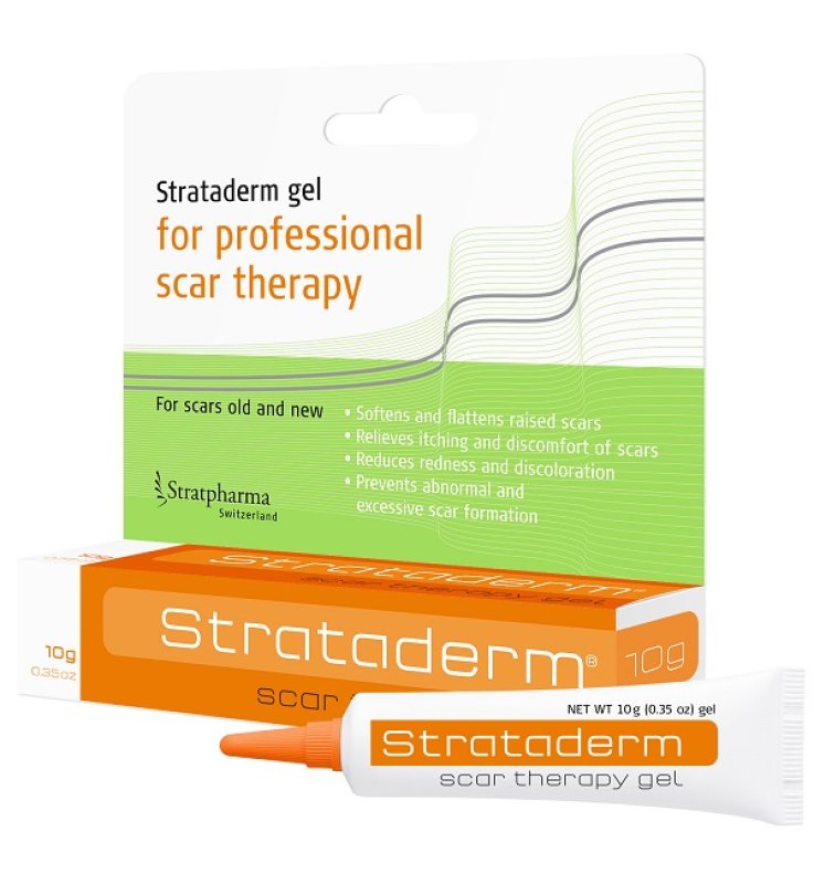 GEL AL SILICONE PER IL TRATTAMENTO DELLE CICATRICI STRATADERM 10G
