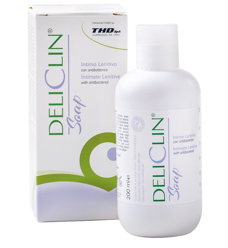 DELICLIN SOAP DETERGENTE INTIMO LENITIVO CON ANTIBATTERICO 200 ML