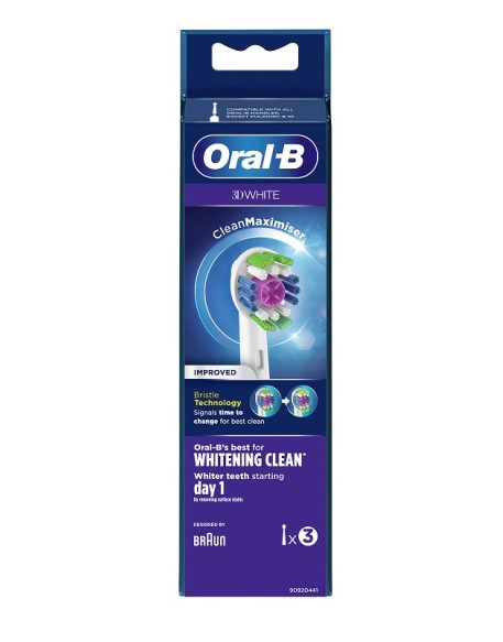 ORALB REFILL EB-18-3 3D WHITE