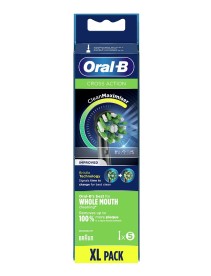 ORALB CROSS ACTION BLACK EB50 TESTINE PER SPAZZOLINO ELETTRICO 5 PEZZI