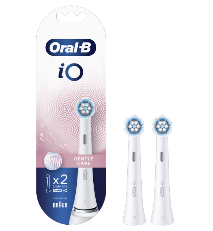 ORALB POWER REFILL IO GENTLE CLEAN WHITE 2 PEZZI ORALB POWER REFILL IO GENTLE CLEAN WHITE 2 PEZZI