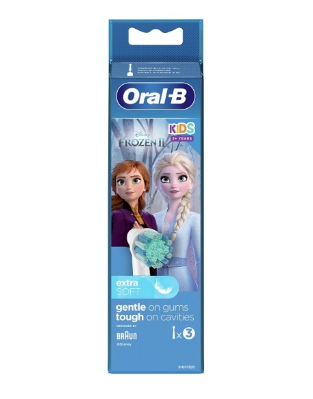 ORALB KIDS 3+ YEARS FROZEN II TESTINE PER SPAZZOLINO ELETTRICO 3 PEZZI