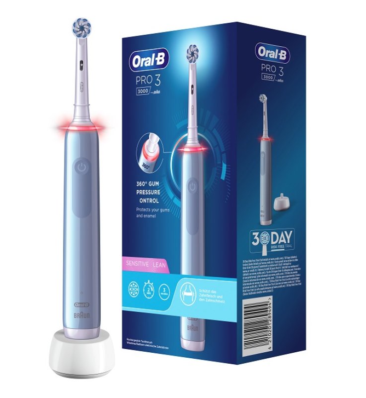 ORAL-B PRO3 Blu Sens.Spazz+2R.