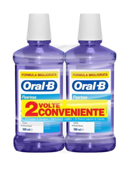 ORALB FLUORINSE COLLUT 2X500ML