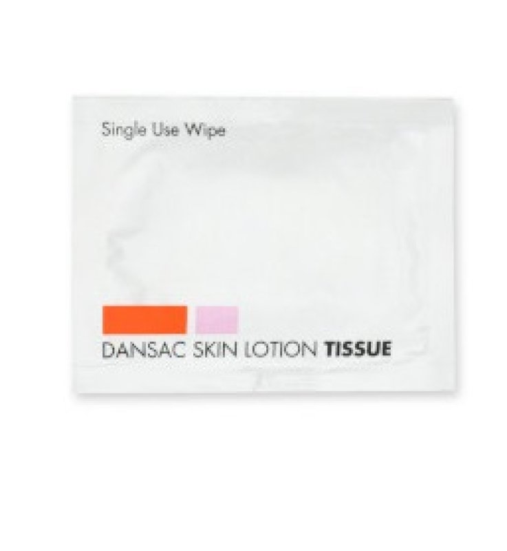 DANSAC SALVIETTA CON LOZIONE IGIENIZZANTE AREA PERISTOMALE 50 PEZZI