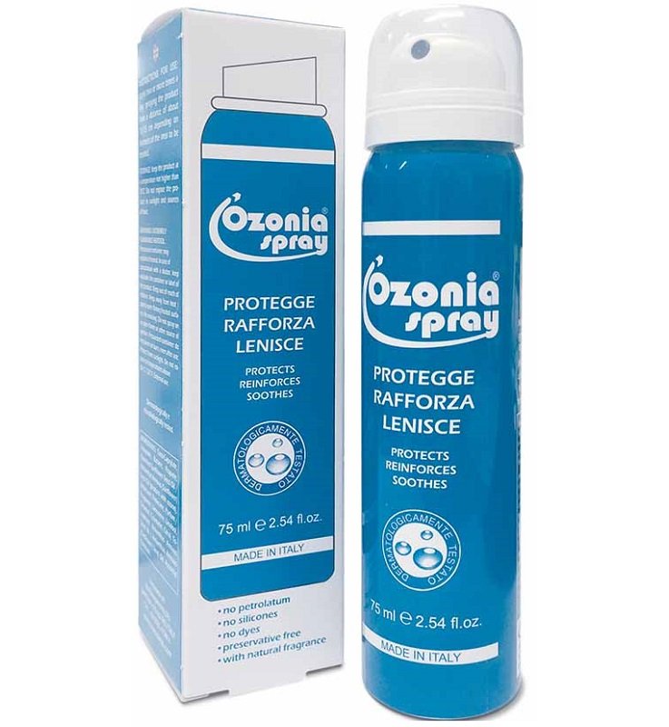 OZONIA SPRAY A BASE DI OLIO OZONIZZATO PER CUTE E MUCOSE ARROSSATE INFIAMMATE DISTROFICHE SENSIBILI 75 ML OZONIA SPRAY A BASE DI OLIO OZONIZZATO PER CUTE E MUCOSE ARROSSATE INFIAMMATE DISTROFICHE SENSIBILI 75 ML