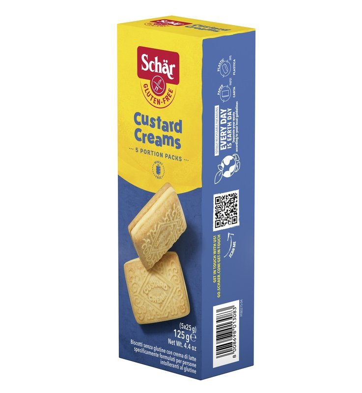 SCHAR Custard Creams 125g SCHAR Custard Creams 125g