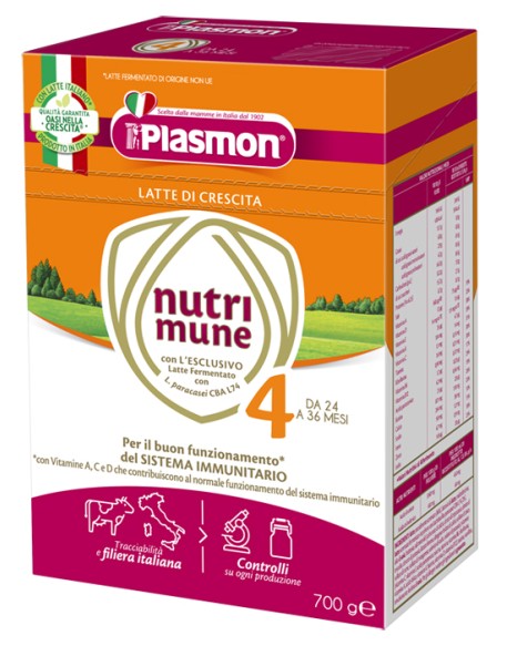 PLASMON NUTRIMUNE LTT ST4 700G