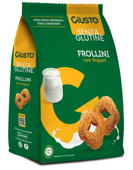 GIUSTO S/G FROLLINI YOGURT250G