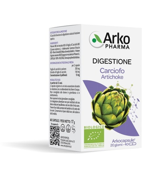 ARKOCAPSULE-CARCIOFO BIO 40CPS