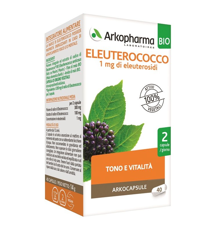 ARKOCAPSULE ELEUTEROC BIO40CPS