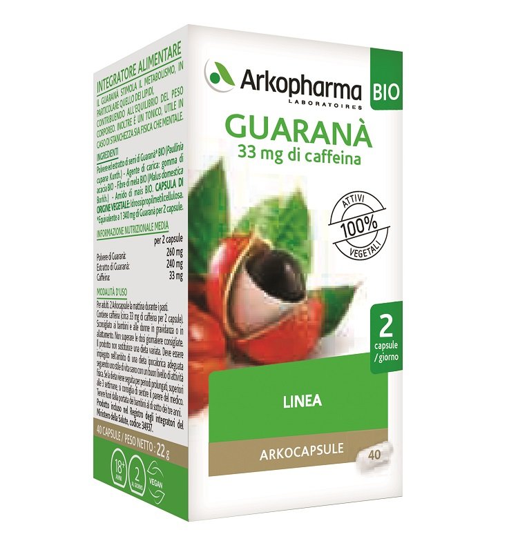 ARKOCAPSULE GUARANA'BIO 40CPS