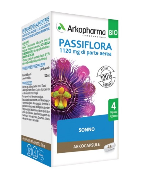 ARKOCAPSULE PASSIFLORA 45CPS BIO