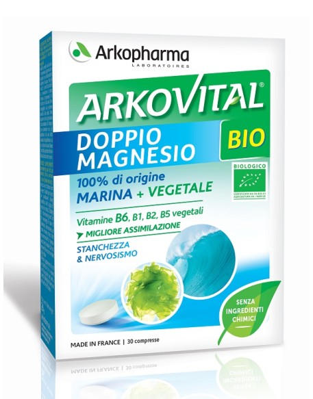 ARKOVITAL DOPPIO MAGNESIO BIO 30 COMPRESSE