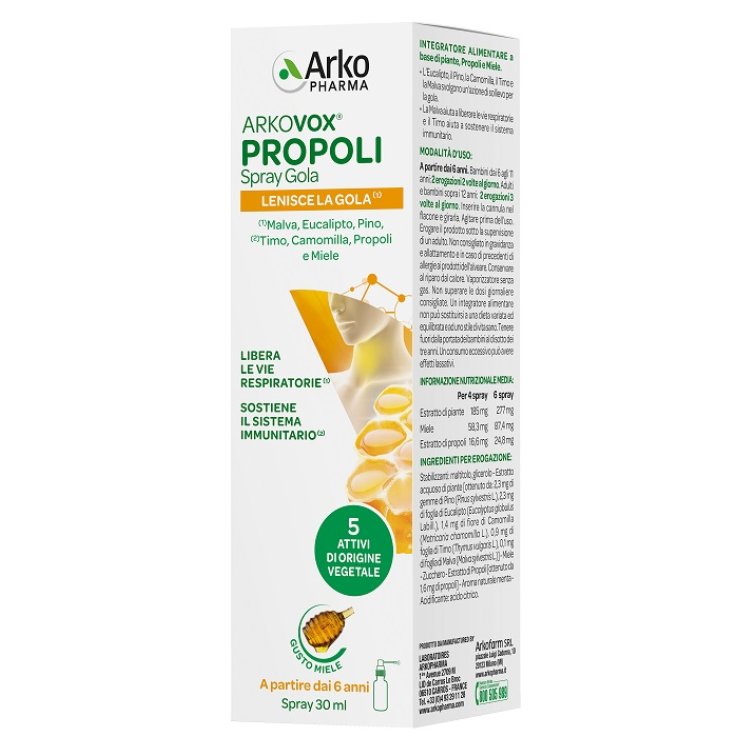 ARKOVOX PROPOLI SPRAY 30ML ARKOVOX PROPOLI SPRAY 30ML