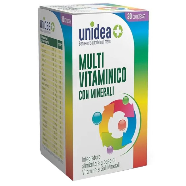 UNIDEA MULTIVITAMINICO 30 COMPRESSE UNIDEA MULTIVITAMINICO 30 COMPRESSE