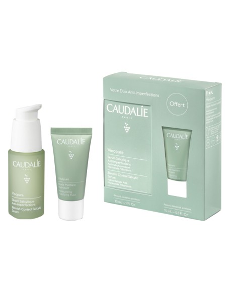 CAUDALIE VINOPURE COFANETTO SIERO 30 ML + FLUIDO VISO 15 ML