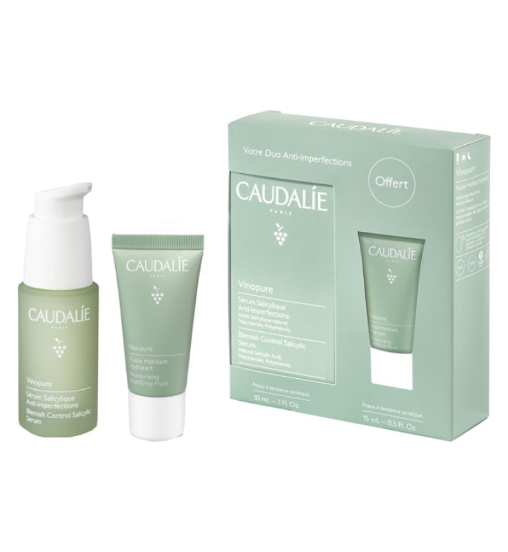 CAUDALIE VINOPURE COFANETTO SIERO 30 ML + FLUIDO VISO 15 ML