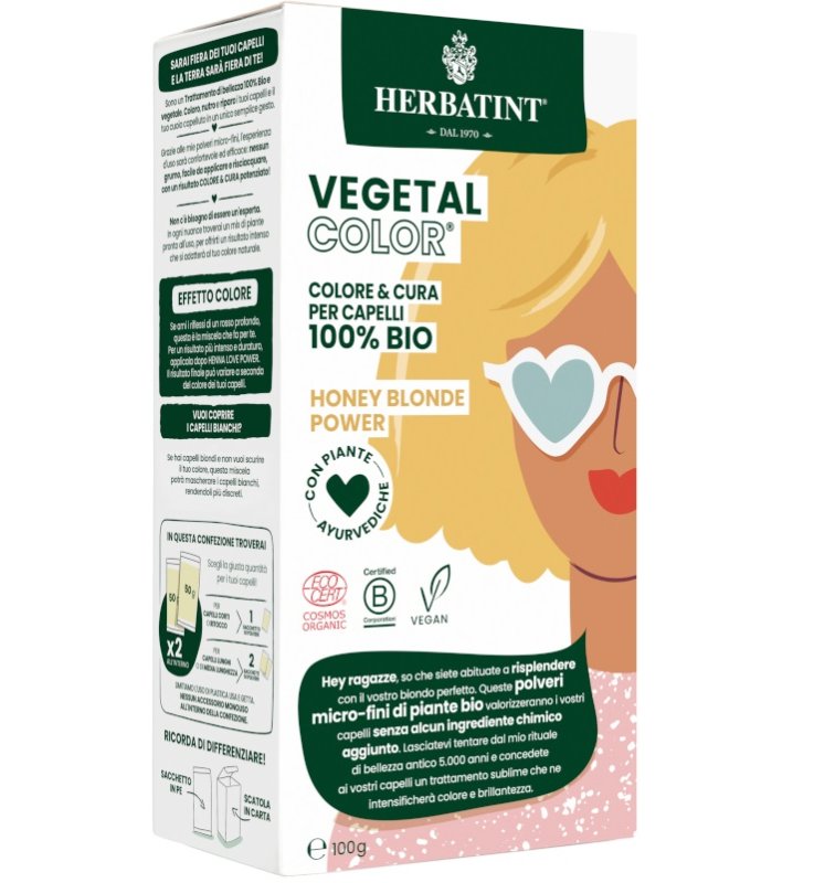 HERBATINT VEGETAL COLOR HONEY BLOND POWER ITA 100 G