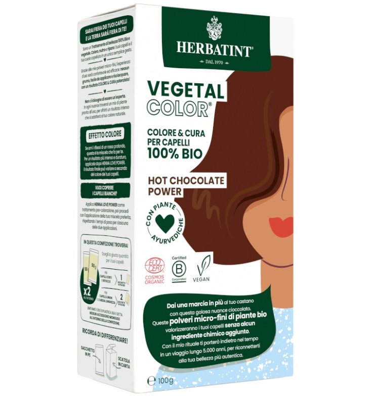 HERBATINT VEGETAL COLOR HOT CHOCOLATE POWER ITA 100 G