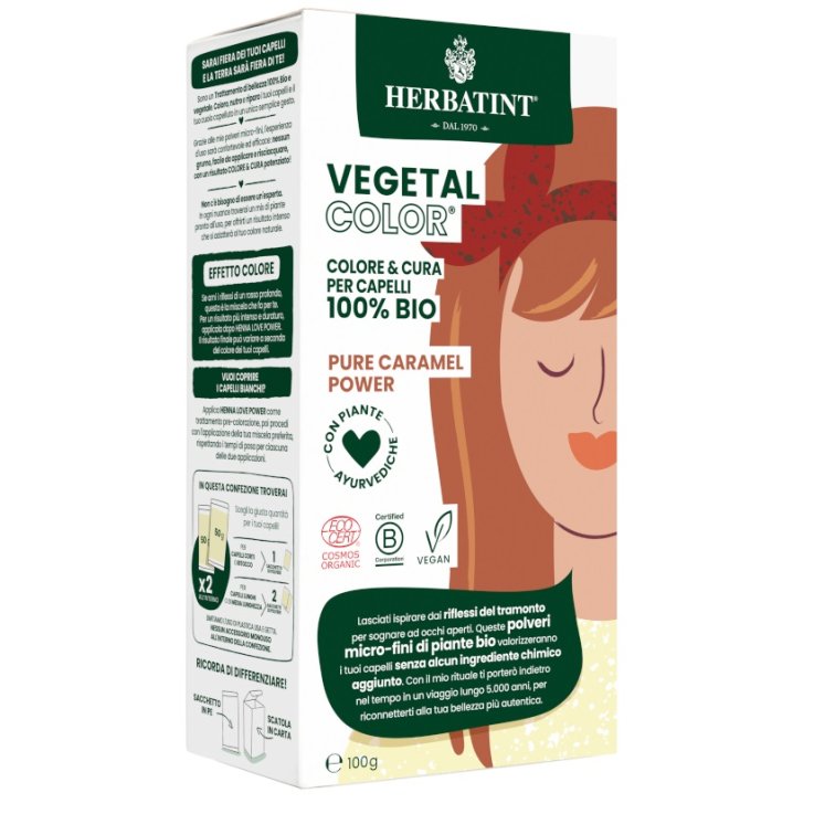 HERBATINT VEGETAL COLOR PURE CARAMEL POWER ITA 100 G HERBATINT VEGETAL COLOR PURE CARAMEL POWER ITA 100 G