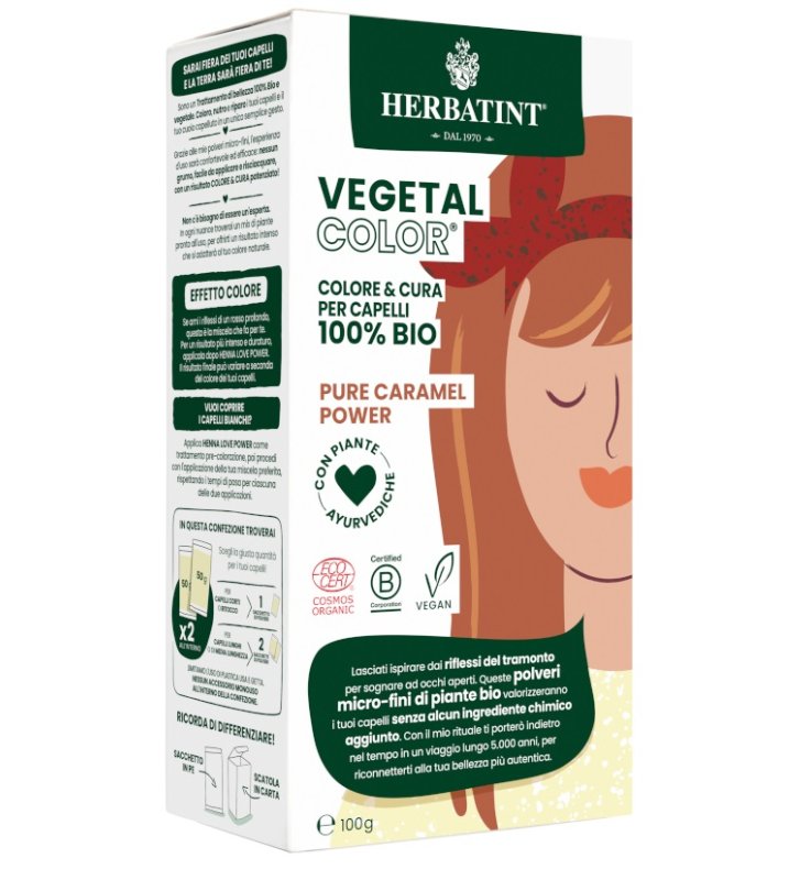 HERBATINT VEGETAL COLOR PURE CARAMEL POWER ITA 100 G