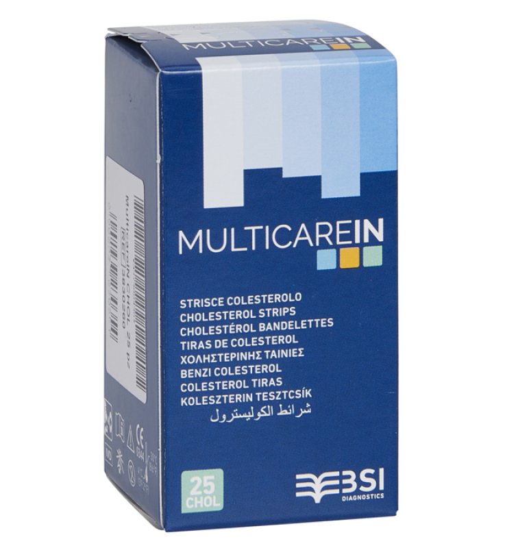 STRISCE MISURAZIONE GLICEMIA MULTICARE IN GLUCOSIO ELETTRODO50 PEZZI