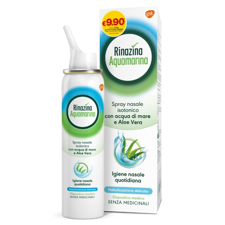 SOLUZIONE ISOTONICA RINAZINA AQUAMARINA ALOE DELICATA PROMO100 ML SOLUZIONE ISOTONICA RINAZINA AQUAMARINA ALOE DELICATA PROMO100 ML