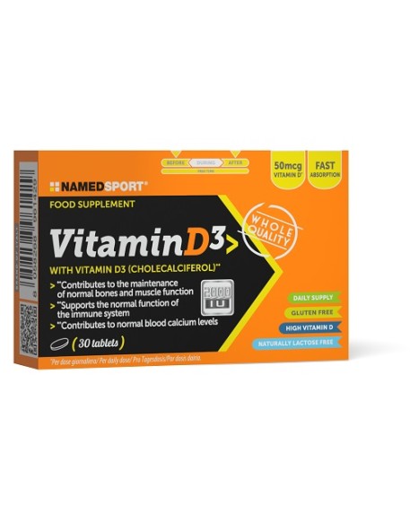 NSP VITAMIN D3 50MCG 30CPR S/G/L