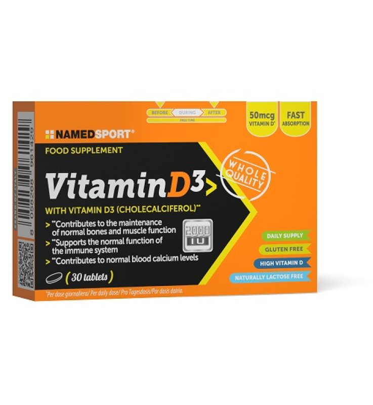 NSP VITAMIN D3 50MCG 30CPR S/G/L