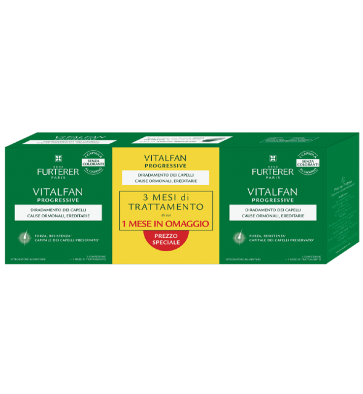 VITALFAN PROGRESSIVE TRIO 3 PEZZI DA 30 COMPRESSE