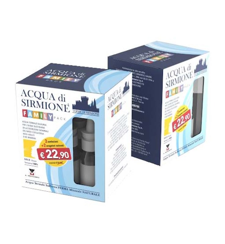 ACQUA DI SIRMIONE FAMILY PACK 12 FLACONCINI DA 15 ML